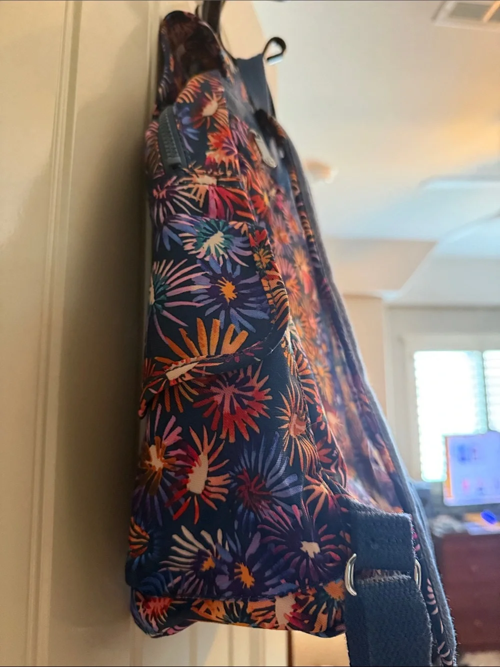 Kipling City Pack Backpack in multi flower print